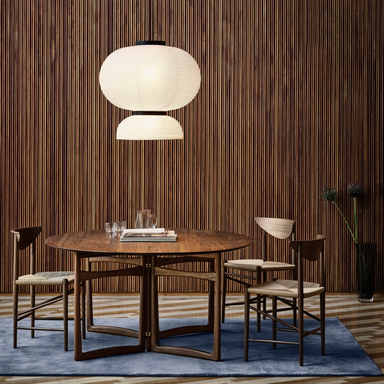 Tapis THE MOOR AP5 Bleu gris AND TRADITION