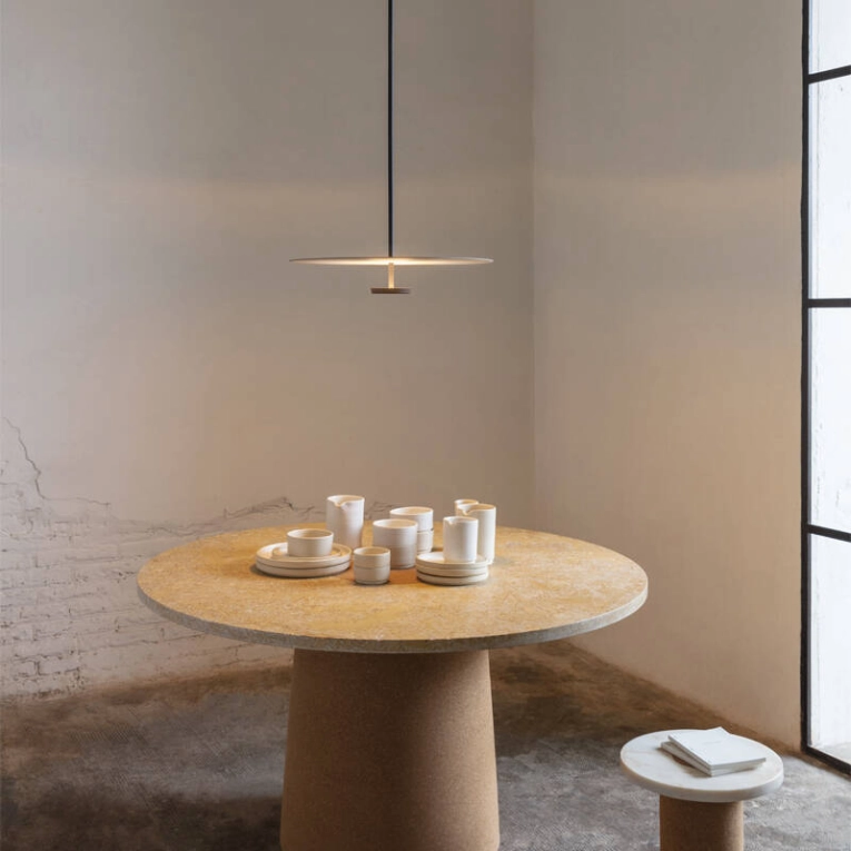 Suspension FLAT 5940 Rouge Terracotta mat VIBIA