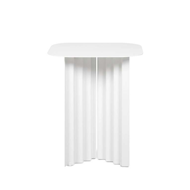 Table d'appoint guéridon PLEC small acier Blanc RS BARCELONA