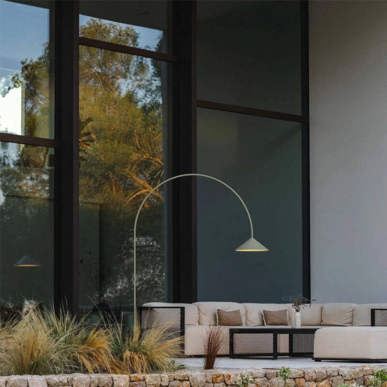 Luminaire extérieur Lampadaire OUT 4270 Blanc cassé VIBIA