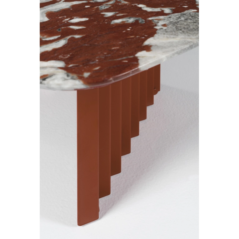 Table basse PLEC large marbre Terracotta RS BARCELONA