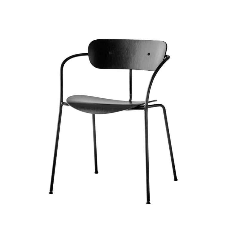 Chaise PAVILION AV2 Noir AND TRADITION