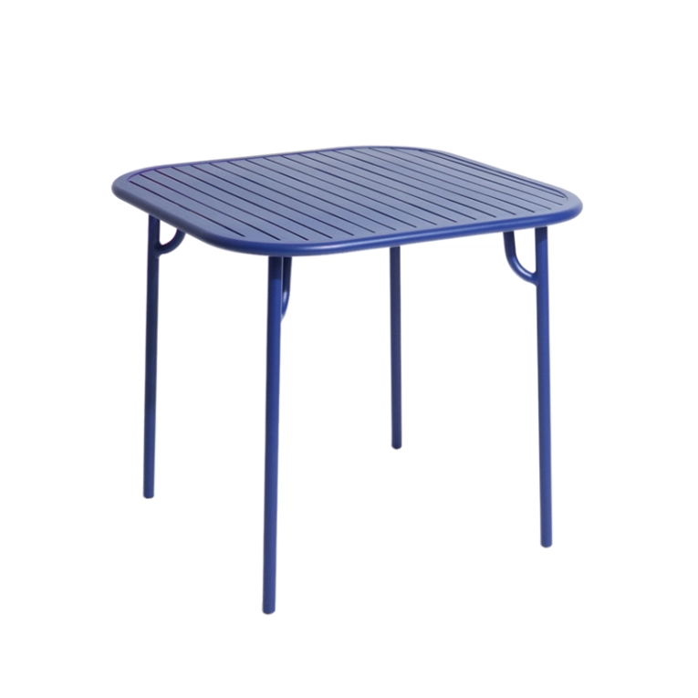 Table extérieur WEEK-END 85x85 Bleu PETITE FRITURE