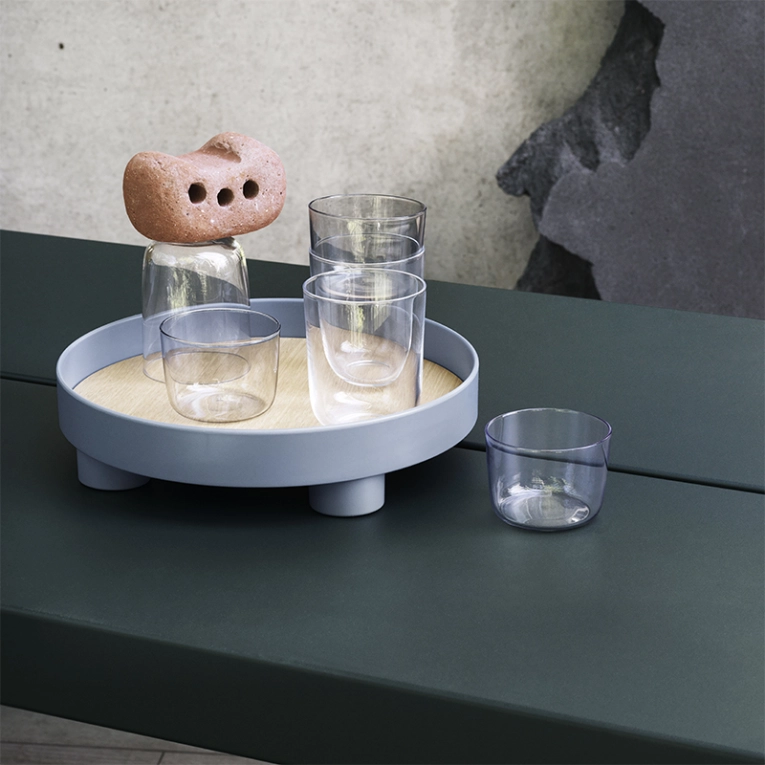 Plateau, plat Plateau PLATFORM Gris bleu MUUTO