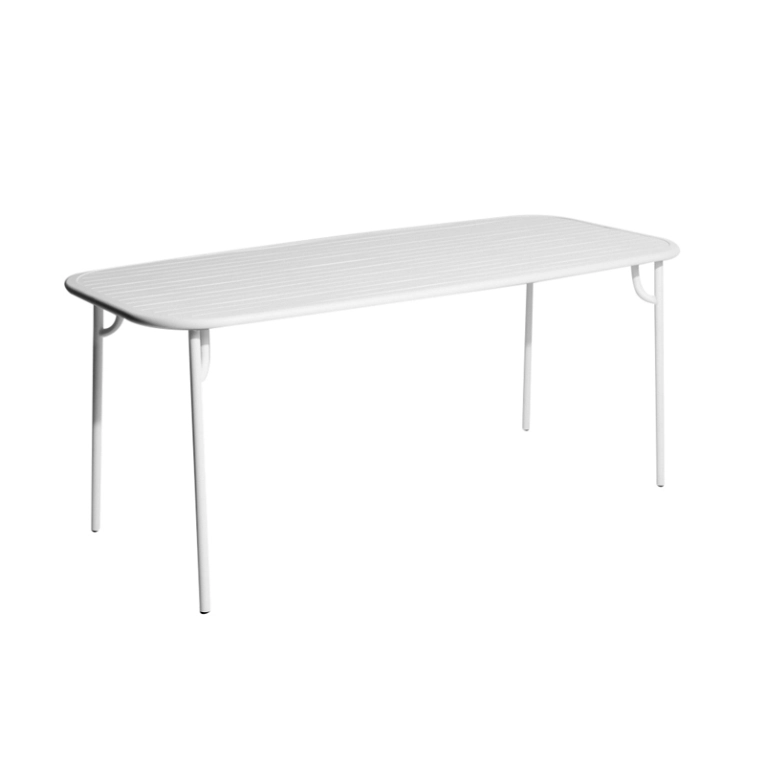 Table extérieur WEEK-END rectangulaire Blanc PETITE FRITURE