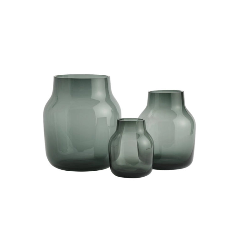 Vase Vase SILENT Ø 15 Vert foncé MUUTO
