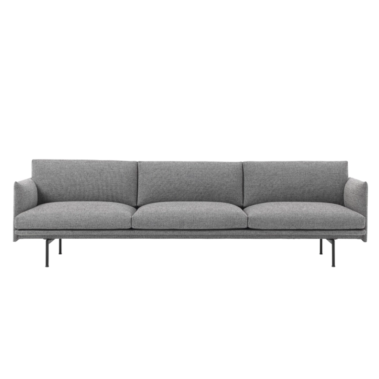 Canapé OUTLINE 3 1/2 places Gris 166 MUUTO