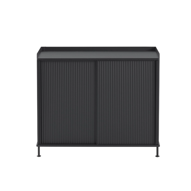 Meuble de rangement ENFOLD Buffet L 100 Noir MUUTO