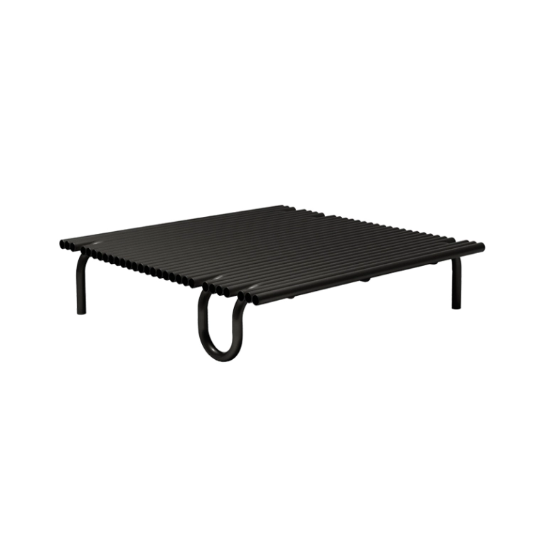 Table basse PIPELINES 112x112 Noir MOGG