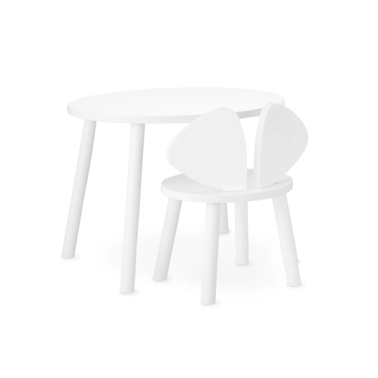 Table enfant Table enfant MOUSE 2 à 5 ans Blanc NOFRED