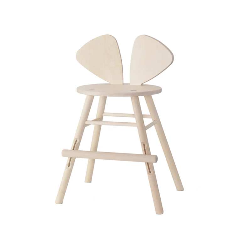 Siège enfant Chaise enfant haute MOUSE JUNIOR 3 à 9 ans Bouleau NOFRED