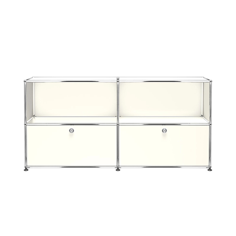 Meuble de rangement USM HALLER C2 Blanc pur USM HALLER