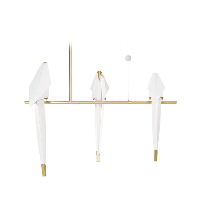 Suspension PERCH BRANCH L 73 Blanc MOOOI