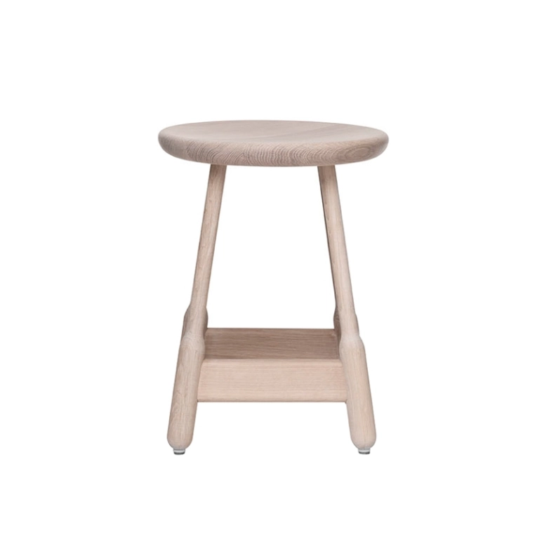 Tabouret ALBERT STOOL Blanc MASSPRODUCTIONS