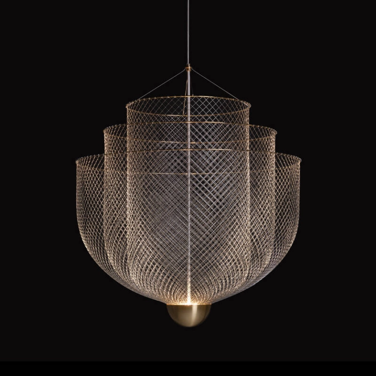 Suspension MESHMATICS Ø 58 Laiton MOOOI