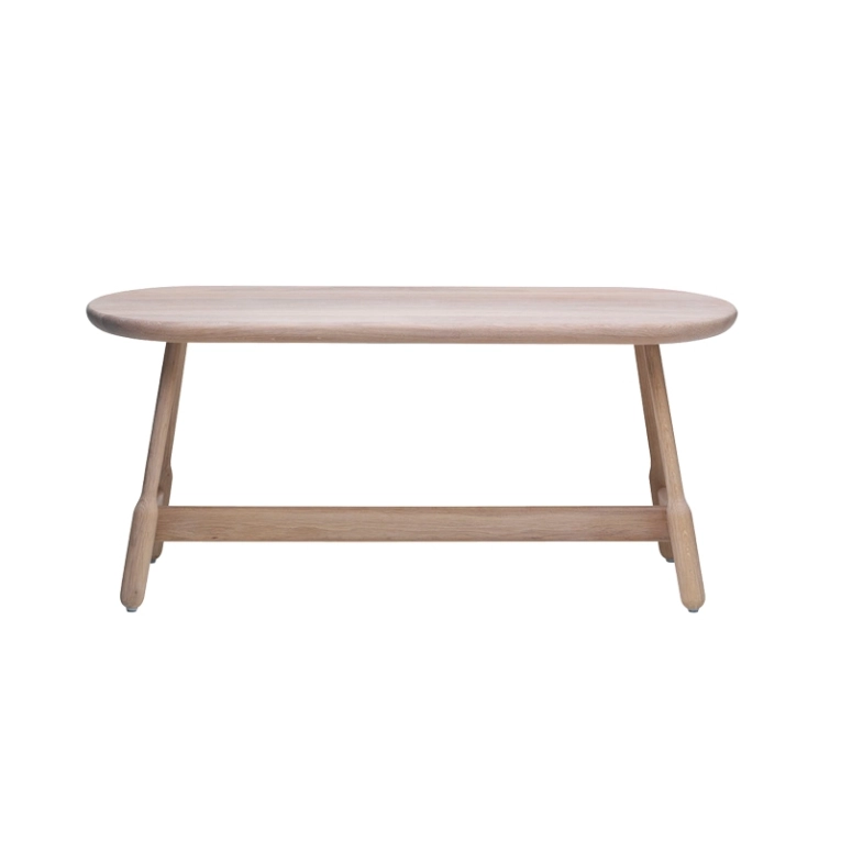 Banc ALBERT BENCH Blanc MASSPRODUCTIONS