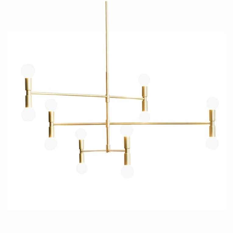 Suspension DOT ATOMIUM Laiton LAMBERT & FILS