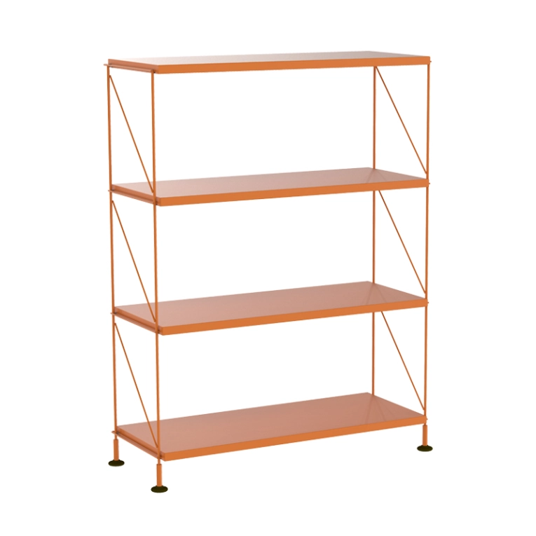Etagère TRIA PACK sur pieds Orange MOBLES 114