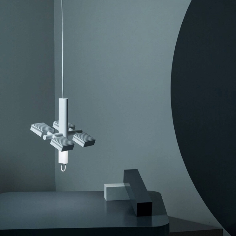 Suspension DORVAL Blanc texturé LAMBERT & FILS