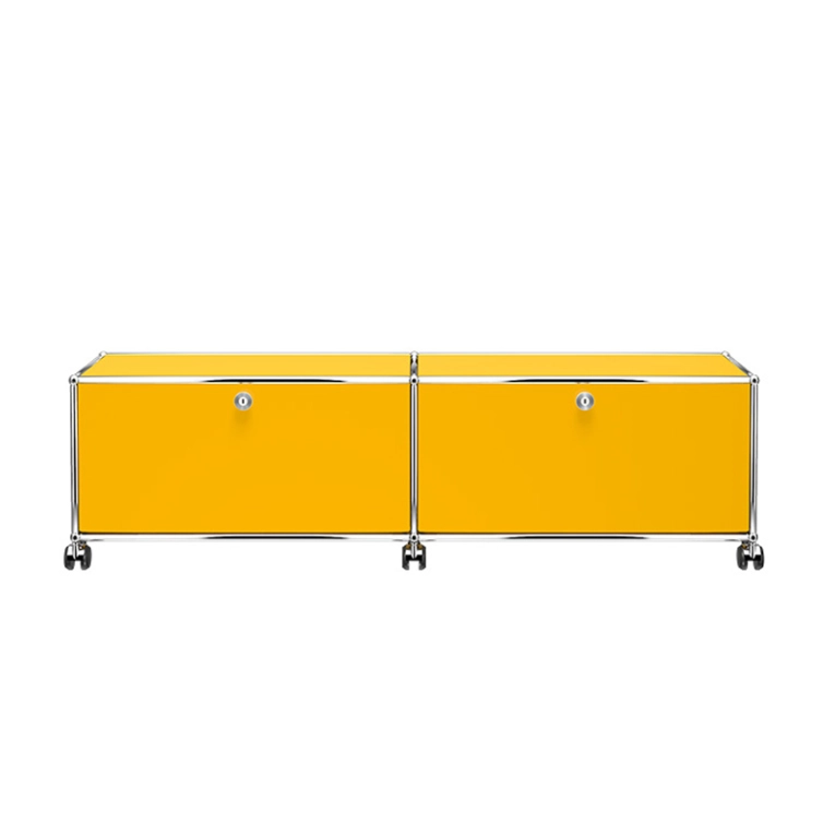 Meuble de rangement USM HALLER M61 Jaune or USM HALLER