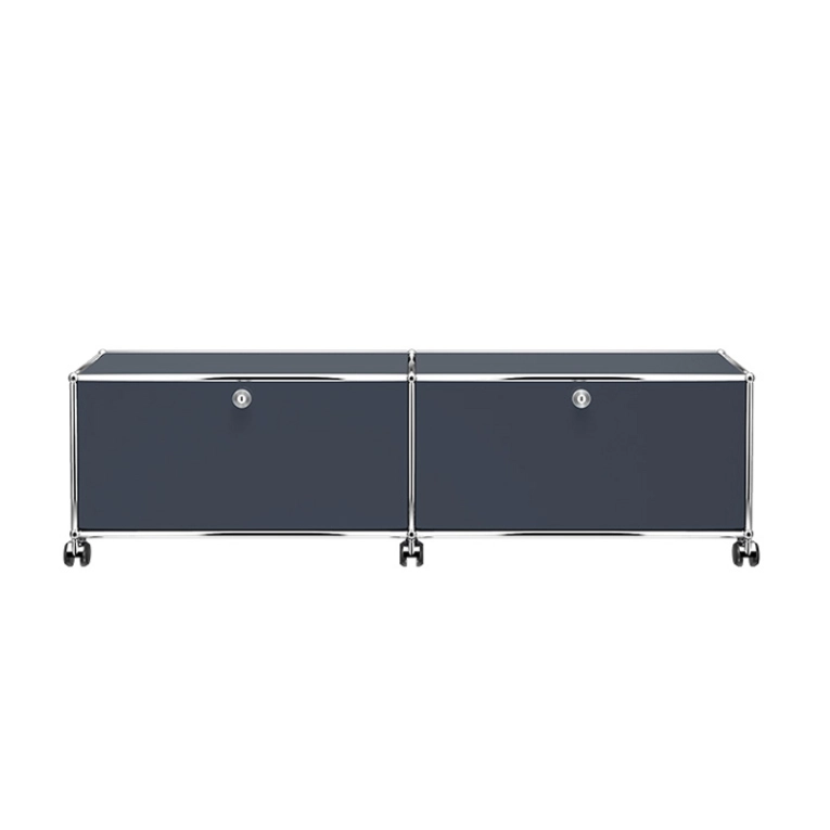 Meuble de rangement USM HALLER M61 Anthracite USM HALLER
