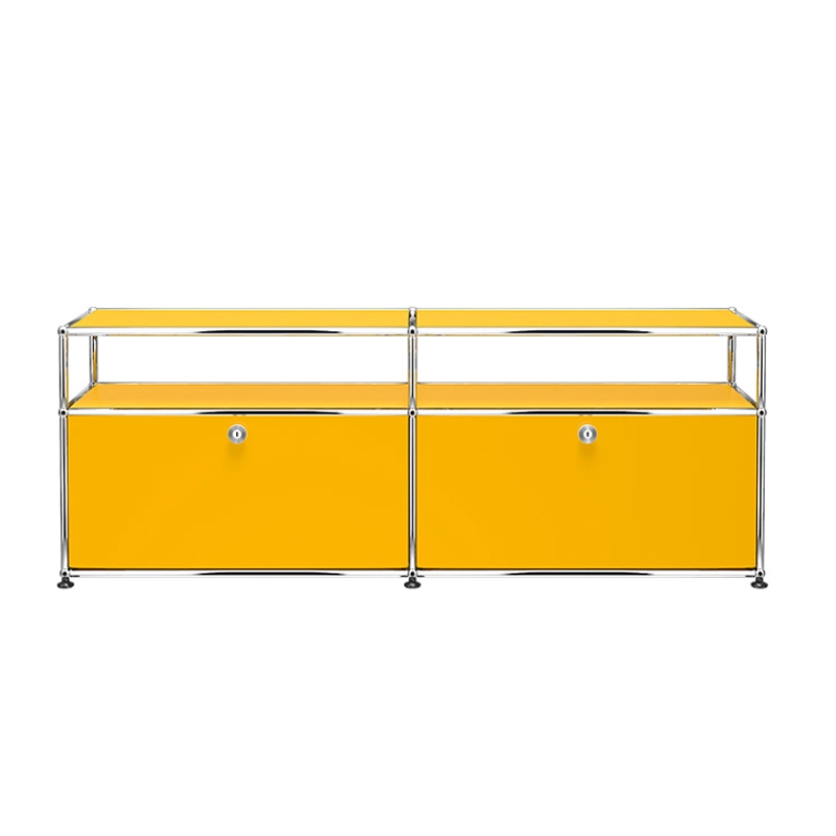 Meuble de rangement USM HALLER O2 Jaune or USM HALLER