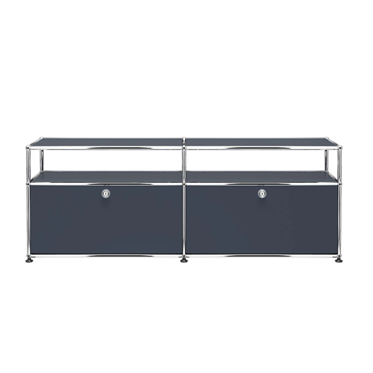 Meuble de rangement USM HALLER O2 Anthracite USM HALLER