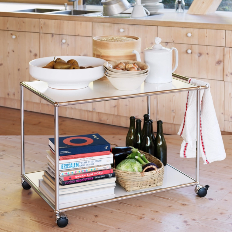 Desserte USM HALLER L Gris clair USM HALLER
