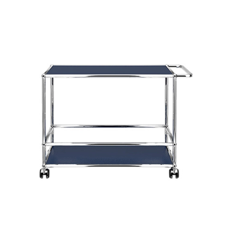 Desserte USM HALLER L Bleu acier USM HALLER