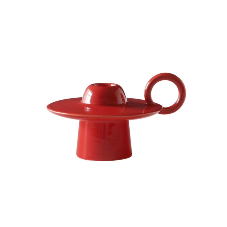 Photophore, bougeoir et bougie Bougeoir MOMENTO JH39 Rouge AND TRADITION