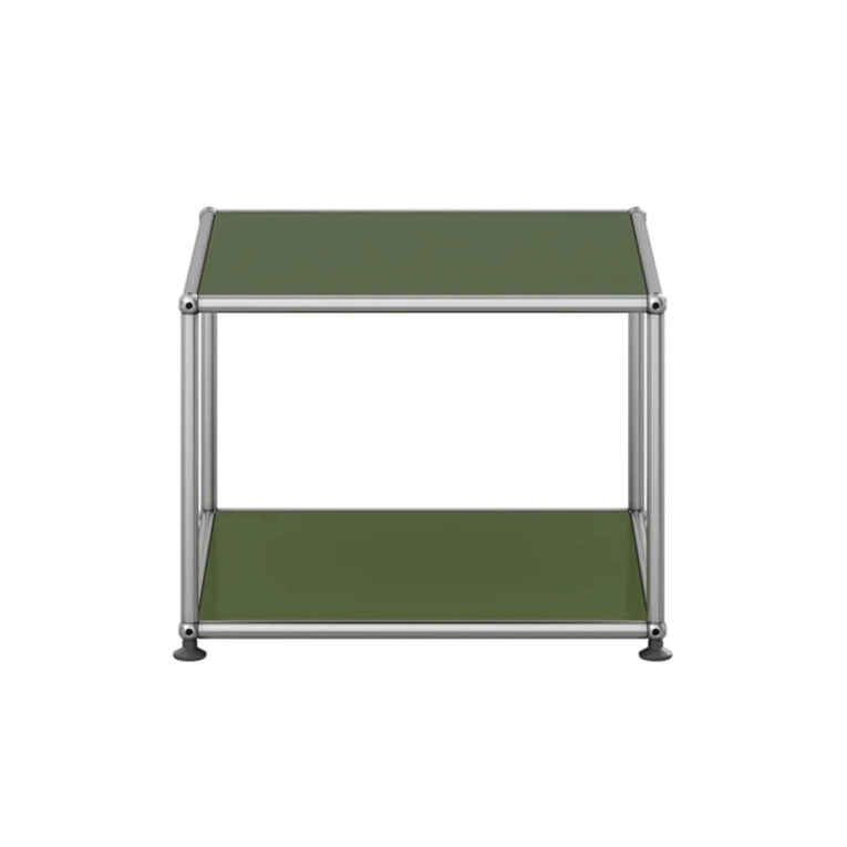 Table d'appoint guéridon USM HALLER M22 Vert olive USM HALLER