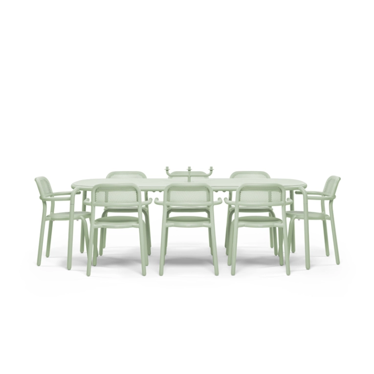 Table extérieur TONÍ TABLO 8 personnes Vert brouillard FATBOY
