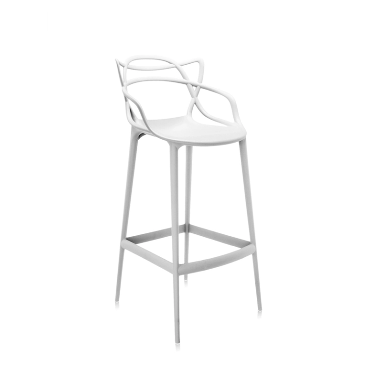 Tabouret haut MASTERS H 75 Blanc KARTELL