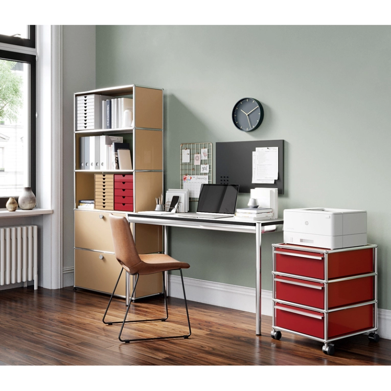 Bureau USM HALLER L 175 Linoléum noir USM HALLER