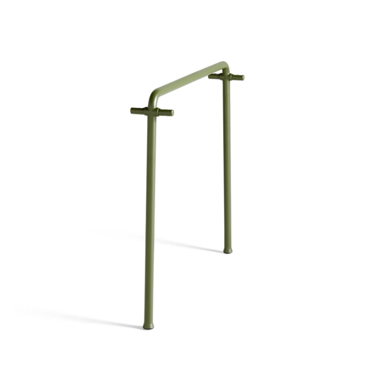 Table extérieur PALISSADE pied intermédiaire Olive HAY