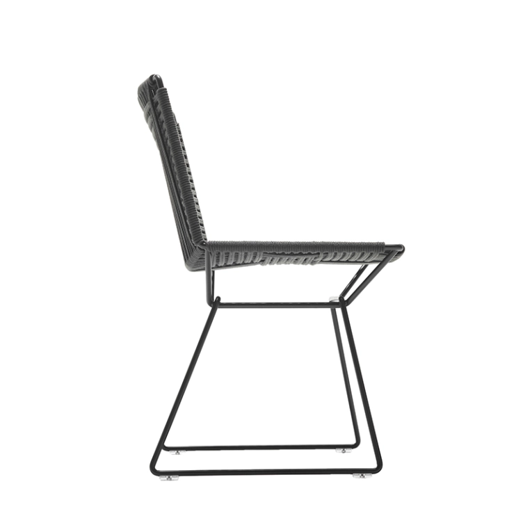 Chaise NEIL TWIST Anthracite MDF