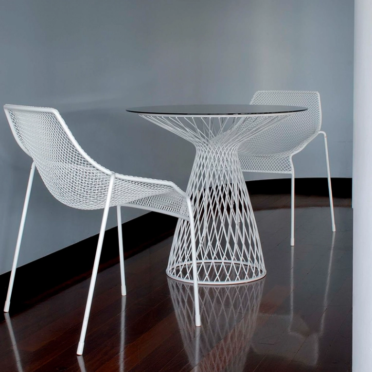 Chaise extérieur Petit fauteuil HEAVEN Blanc EMU