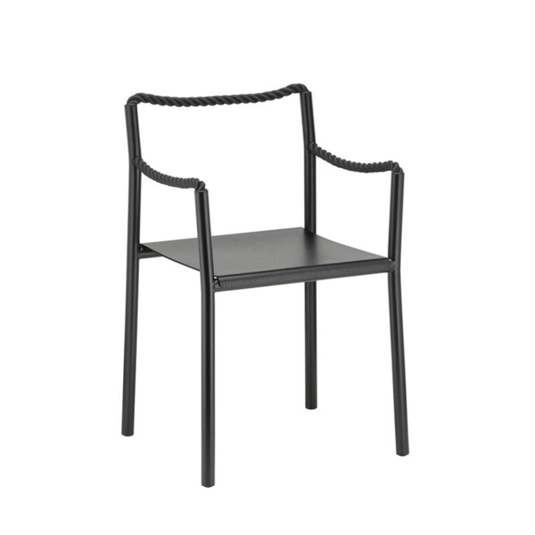 Chaise ROPE Noir ARTEK