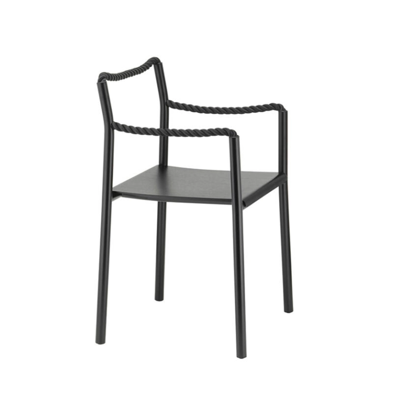 Chaise ROPE Noir ARTEK