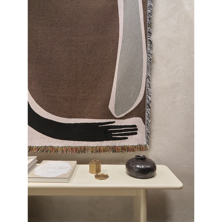 Banc RINK L 140 Coquille d'oeuf FERM LIVING
