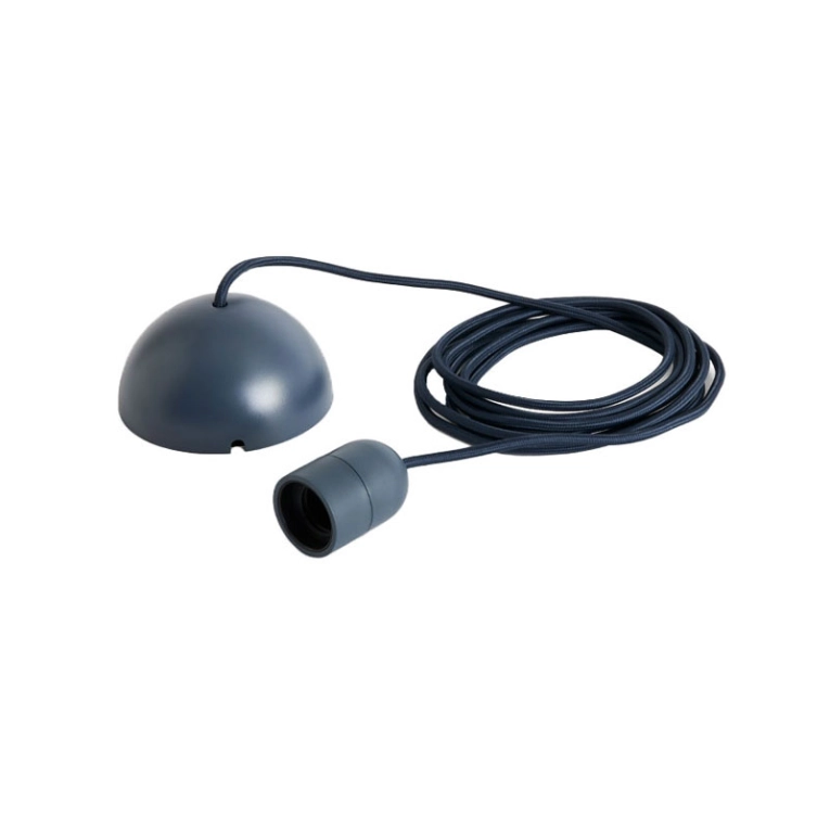 Accessoire luminaire Système électrique pour suspension COMMON Bleu anthracite HAY