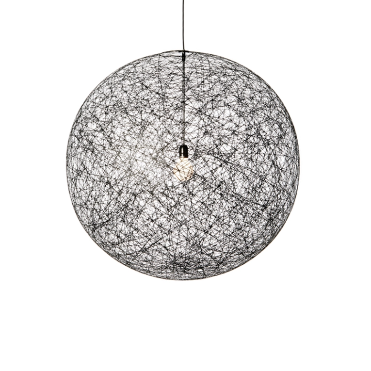 Suspension RANDOM Ø 80 Noir MOOOI