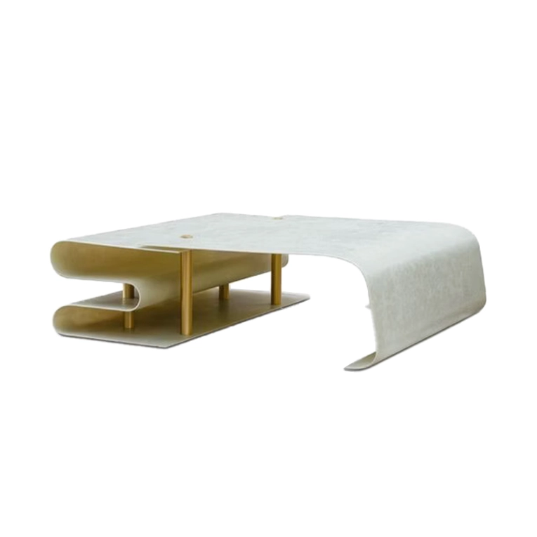 Table basse DUNE Fibre de verre BAXTER MADE IN ITALY