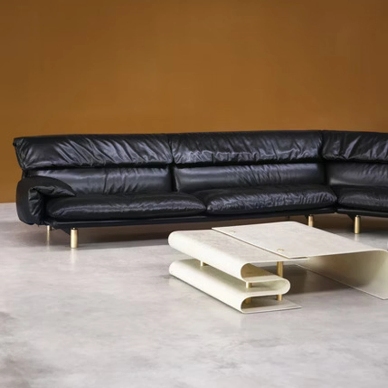 Table basse DUNE Fibre de verre BAXTER MADE IN ITALY