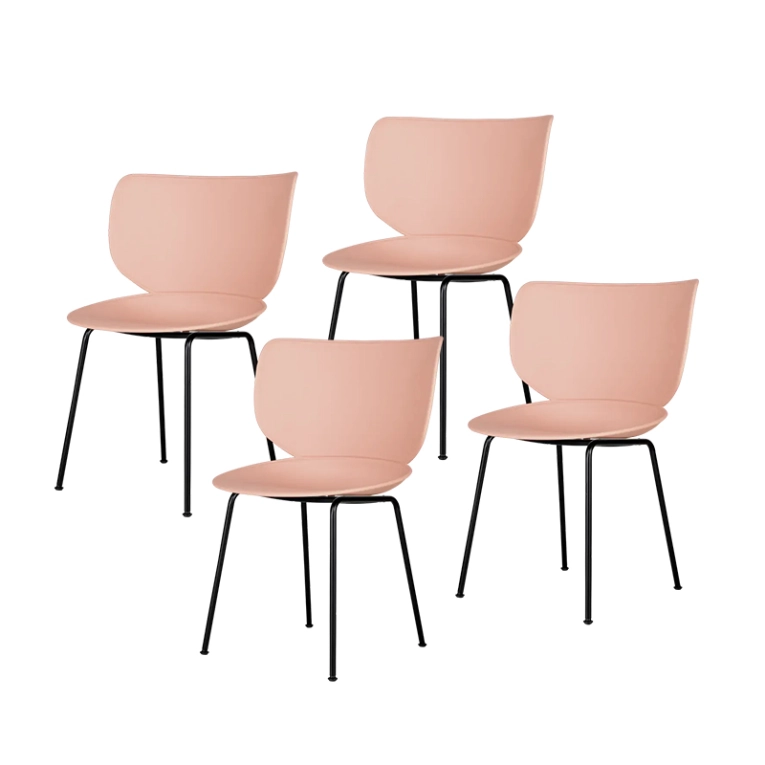 Chaise HANA Set de 4 Rose MOOOI