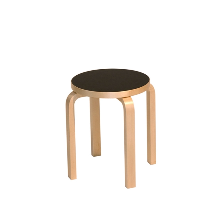 Siège enfant NE 60 tabouret enfant Linoléum noir ARTEK