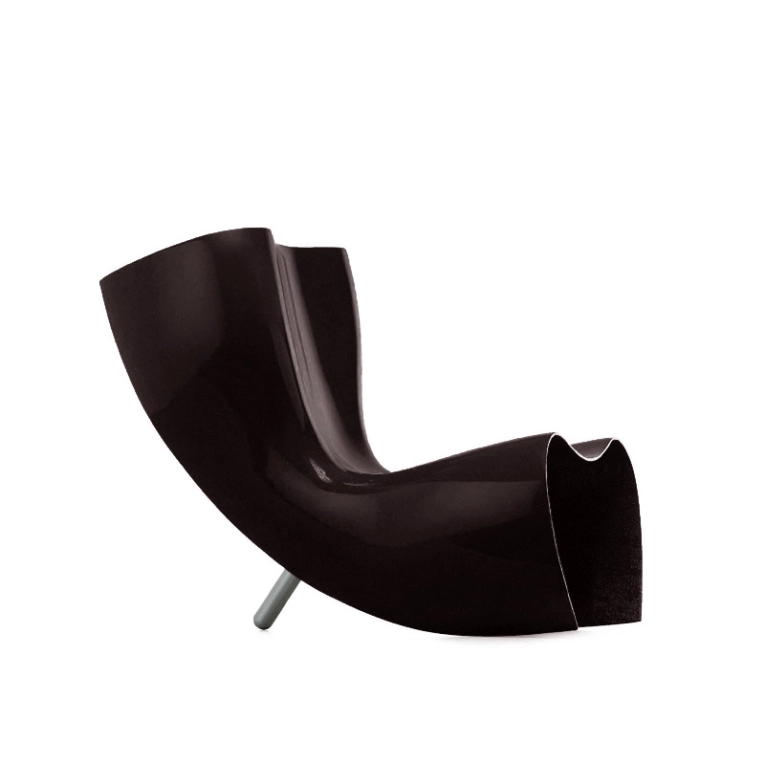 Fauteuil FELT CHAIR Noir CAPPELLINI