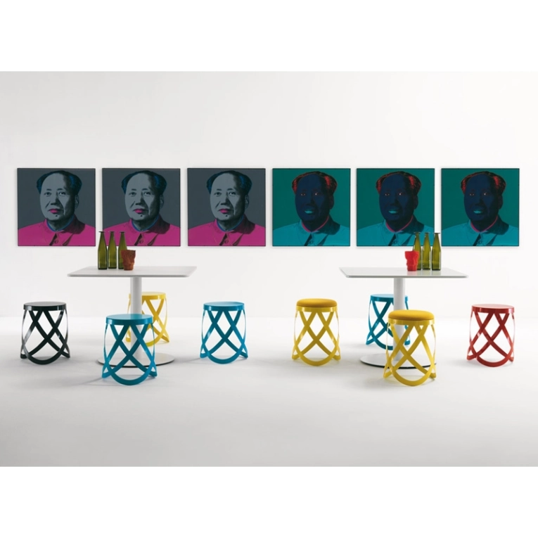 Tabouret RIBBON Rouge CAPPELLINI