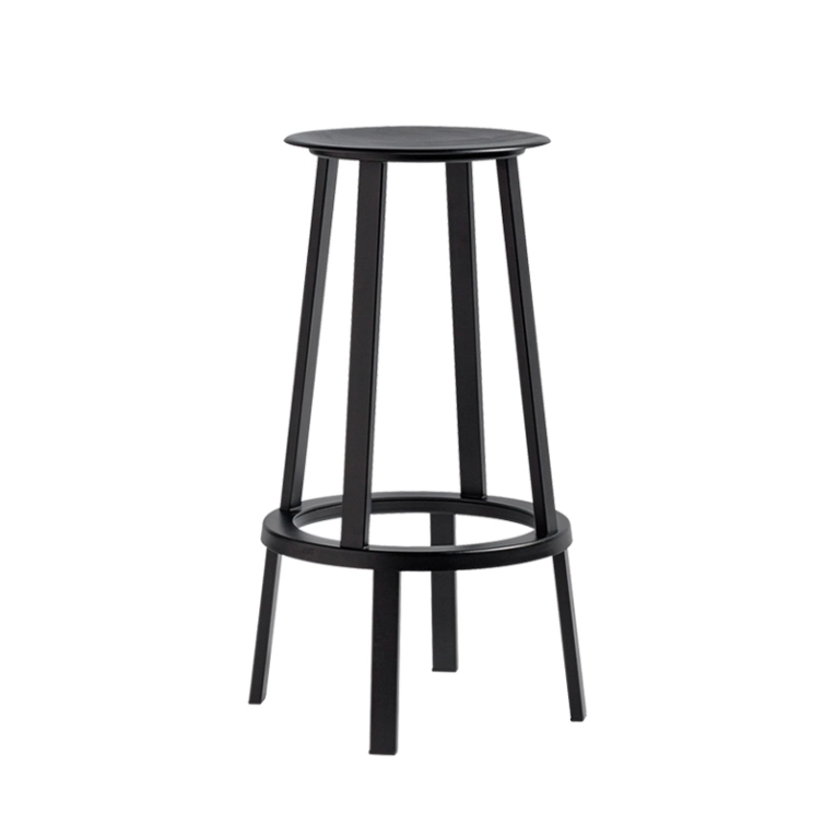 Tabouret haut REVOLVER Noir HAY