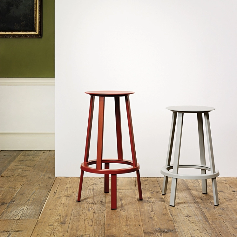 Tabouret haut REVOLVER Gris HAY